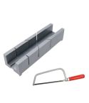 Metallsäge und Gehrungslade