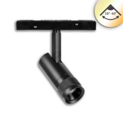 ISOLED Track48 Schienen-Strahler schwarz, 7W, 1800-4000K