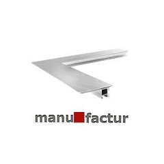 Geschliffener Stahlrahmen mit Schattenfuge