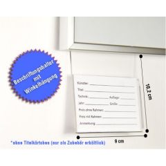 Beschriftungshalter mit Winkelhängung