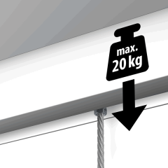 NEWLY R40 Deckenschiene 20kg